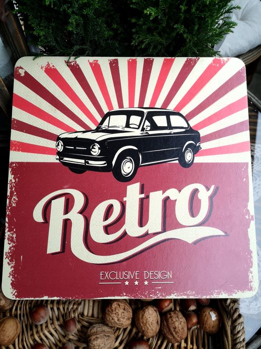 Tabliczka dekoracyjna obrazek Retro