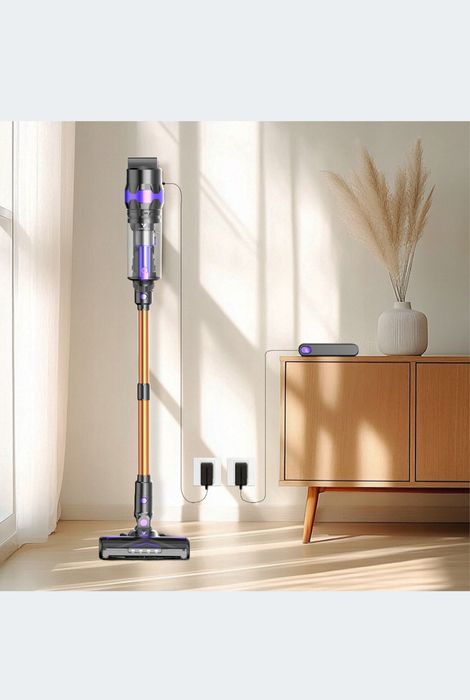 V2 Odkurzacz pionowy bezprzewodowy 70kPa 500W 60min 3xHEPA