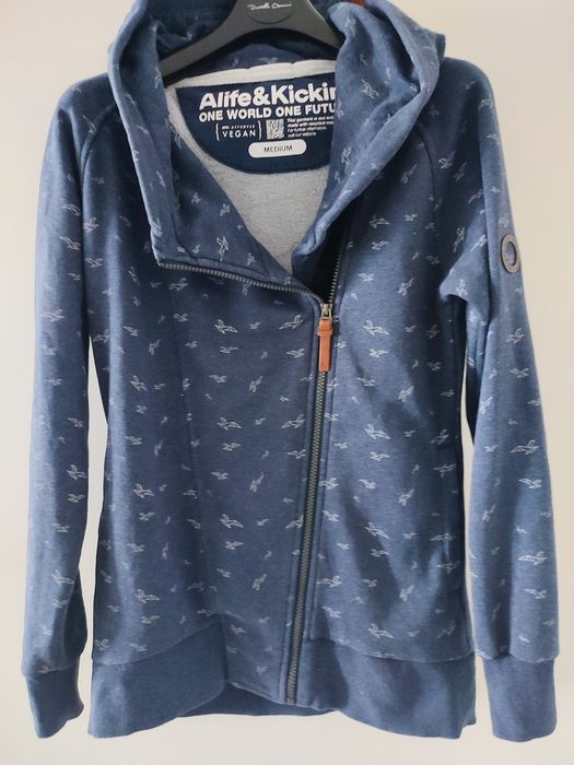 Bluza damska, ocieplana, rozpinana,  z kapturem. Rozmiar M/ 38