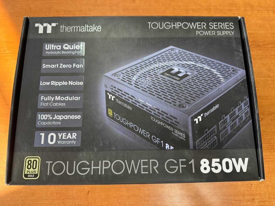 Fonte Thermaltake Toughpower GF1 850W 80+ Gold modular - com caixa