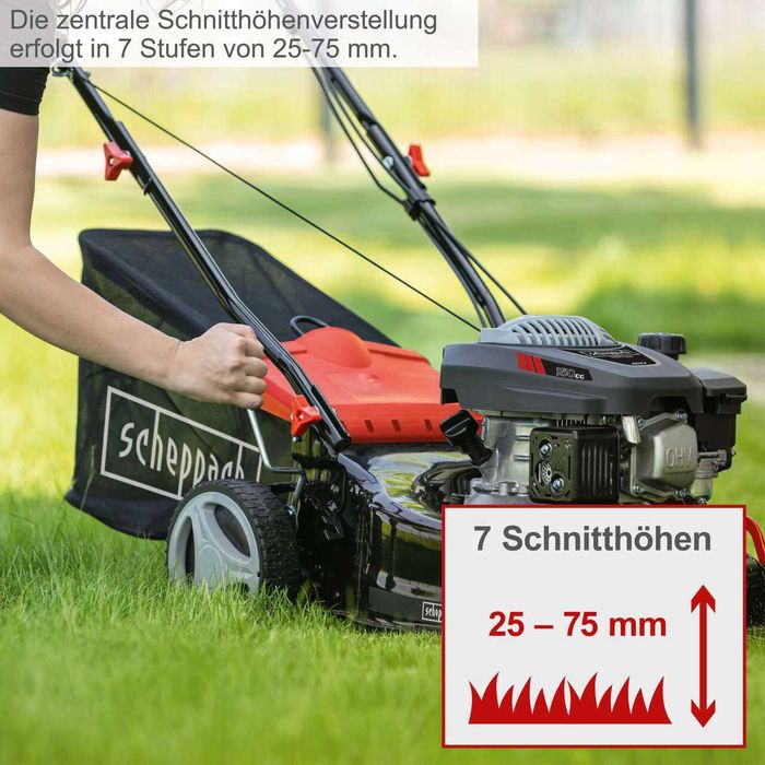 Газонокосарка бензинова MS150-42 scheppach Самохідна