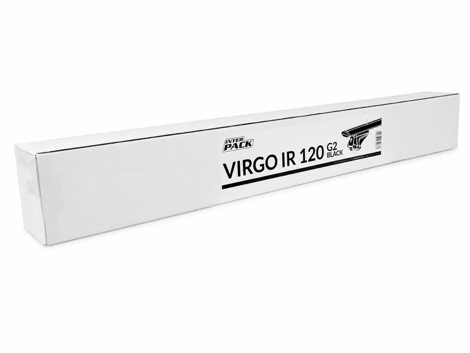 Bagażnik dachowy Inter Pack Virgo IR120 (G2) na relingi zintegrowane czarny