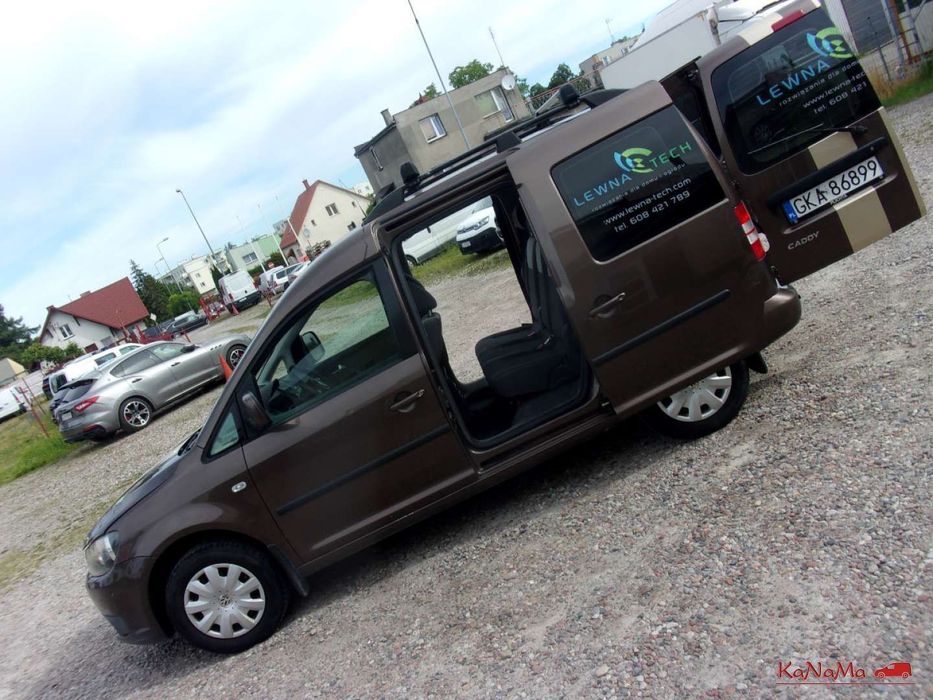 Volkswagen Caddy Rezerwacja lift 9450+vat hak 5 osób