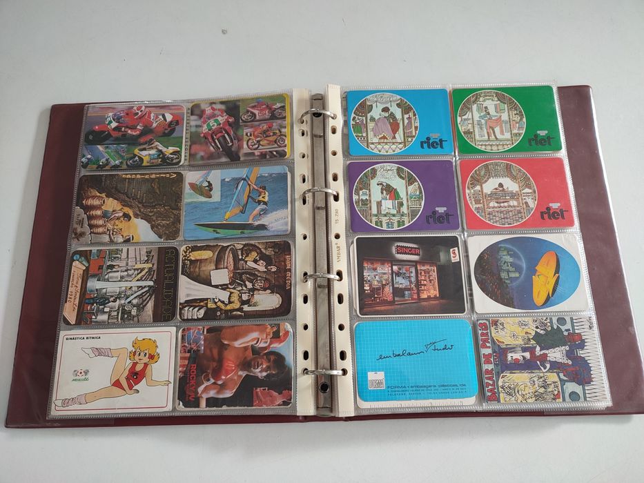 Álbum de Calendários de Bolso Antigos 1982 até 94