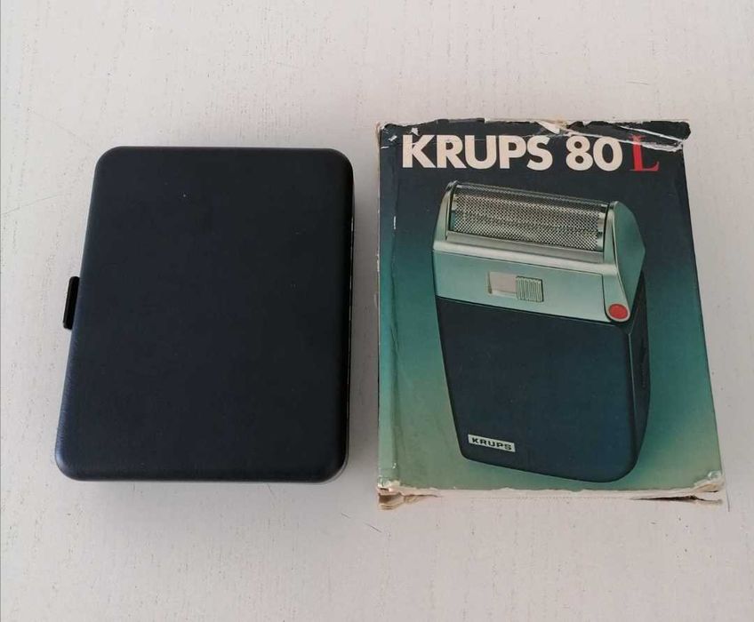 Máquina barbear Krups antiga Alemã a funcionar na perfeição