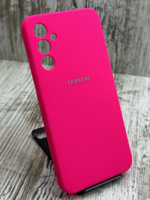 ‼️ Чехол софттач Silicone Case лого на Samsung A24/ A34/ A54 Чохол