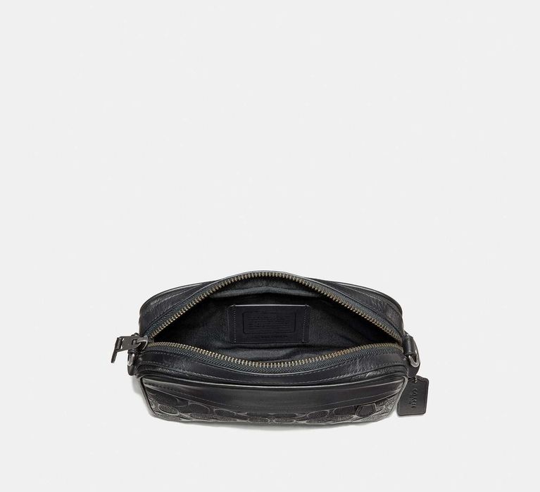 Сумка Coach Graham Crossbody Bag In Signature Leather Black