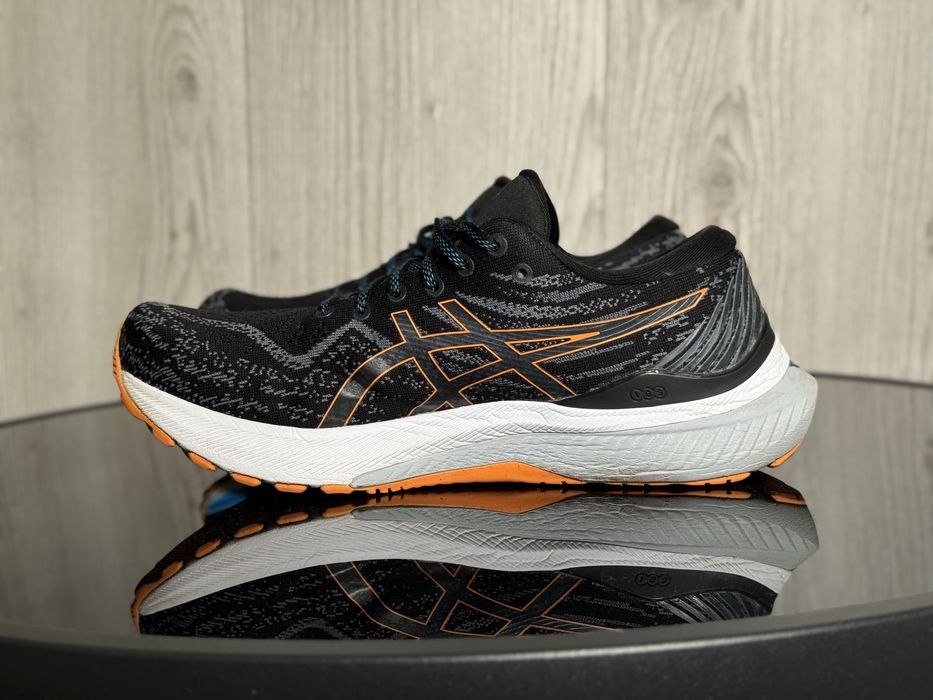 41.5р Asics gel-kayano 29 black/sun peach кросівки спортивні чоловічі