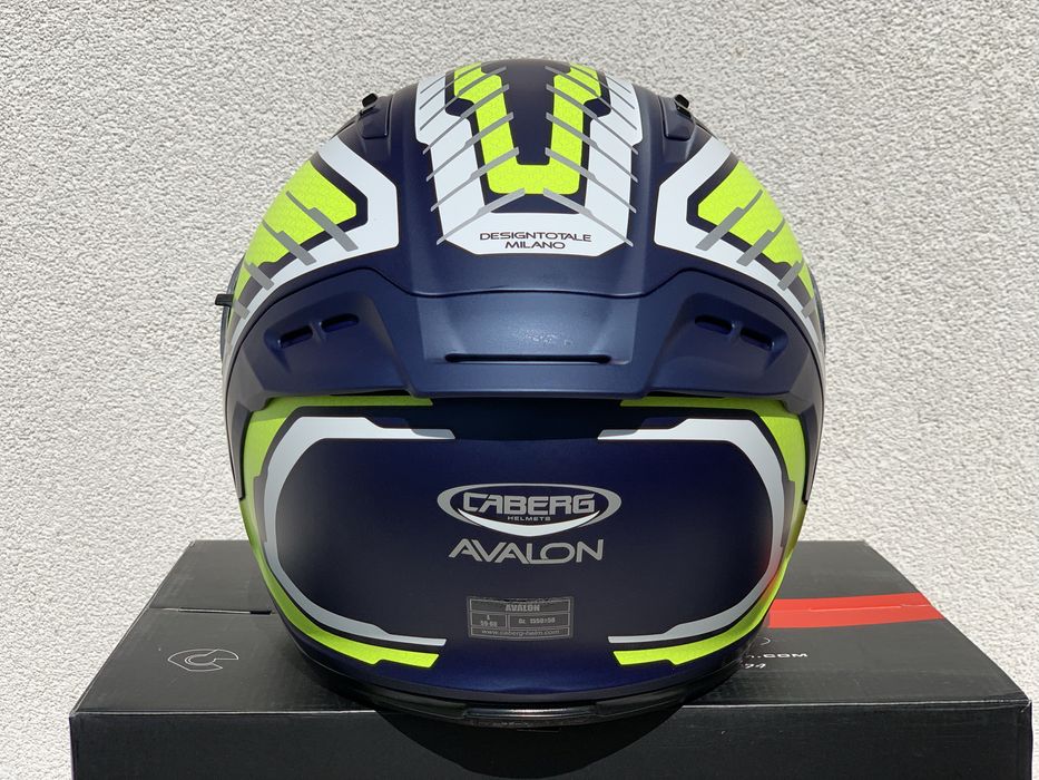 Kask motocyklowy Caberg Avalon Forge rozmiar S, Blenda, Fluo!