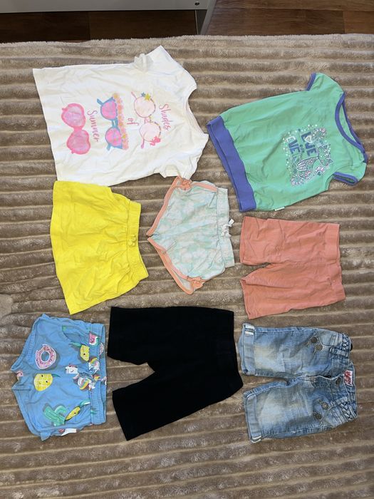 Дитячі речі на 3-4 роки, реглан, кофта, шорти, літній костюм р.98