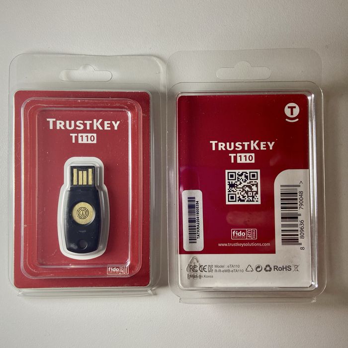 Ключ безпеки TrustKey T110 — FIDO2/U2F USB-A | Delta