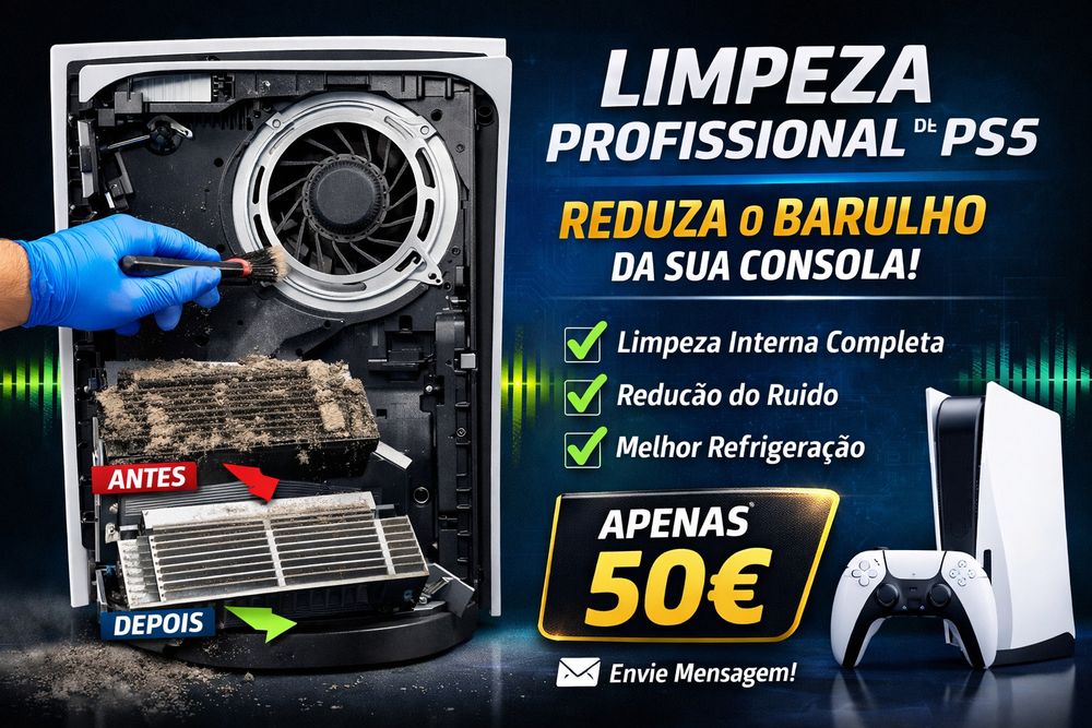 Faço limpezas PS5