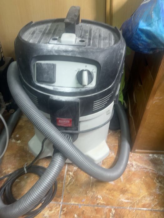 Jato de areia e aspirador para protese dentaria