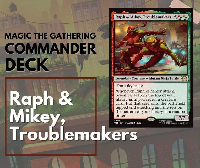 Magic the Gathering Commander | TMNT, turtles, raph mikey gruul