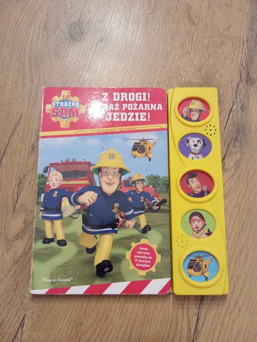 Książeczka interaktywna dla dzieci Strażak Sam