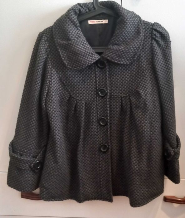 Casaco Cinza/Preto