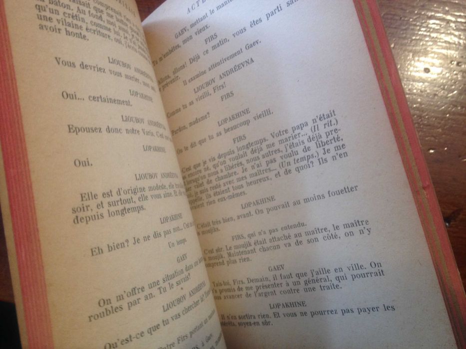 Tchekhov - La Cerisaie