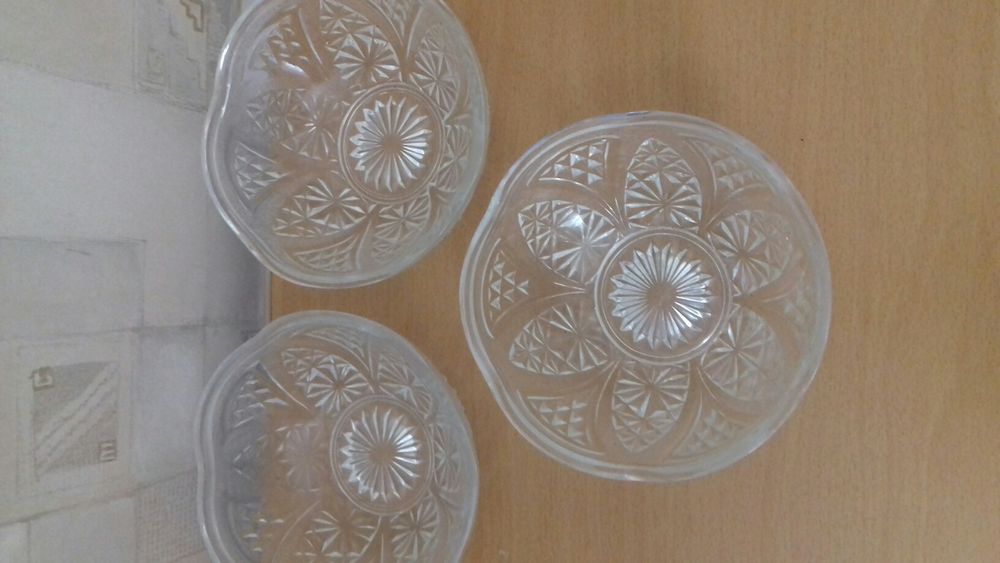 Вазочки стеклянные