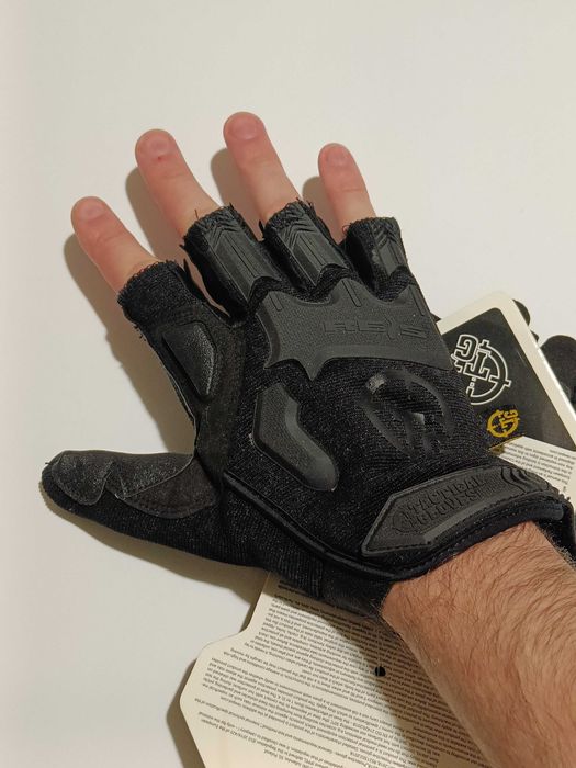 Перчатки тактические короткопалые REIS TACTICAL GLOVES HARRIER Black