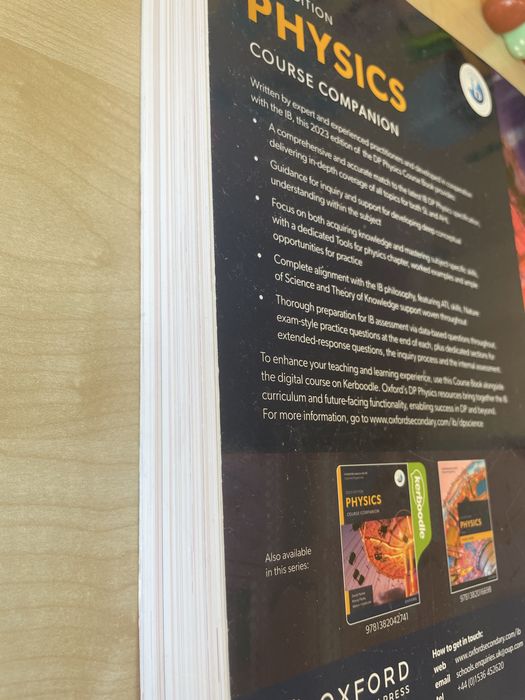 Oxford Resources for IB Physics: Course Book