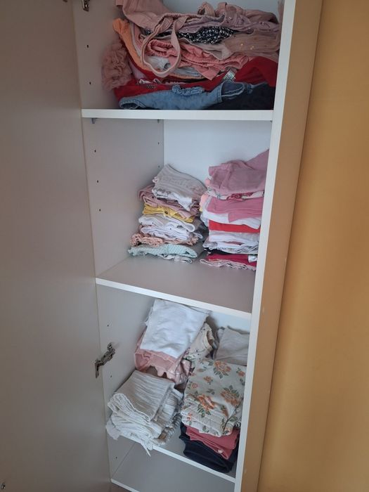 Paka ubranek dla dziewczynki rozmiar 62 i 74