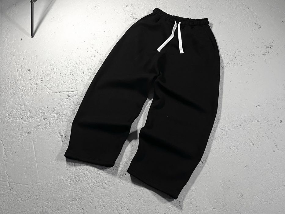 Широкі чорні спортивні штани BAGGY SWEATPANTS широкие штаны спортивки