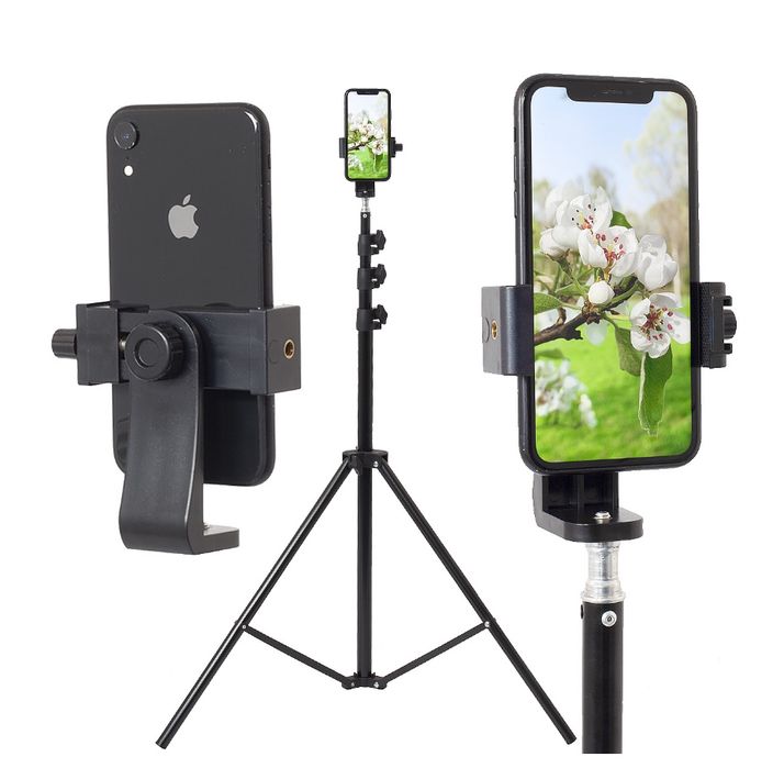 Statyw wysoki uchwyt do telefonu na zdjecia 78-230 cm