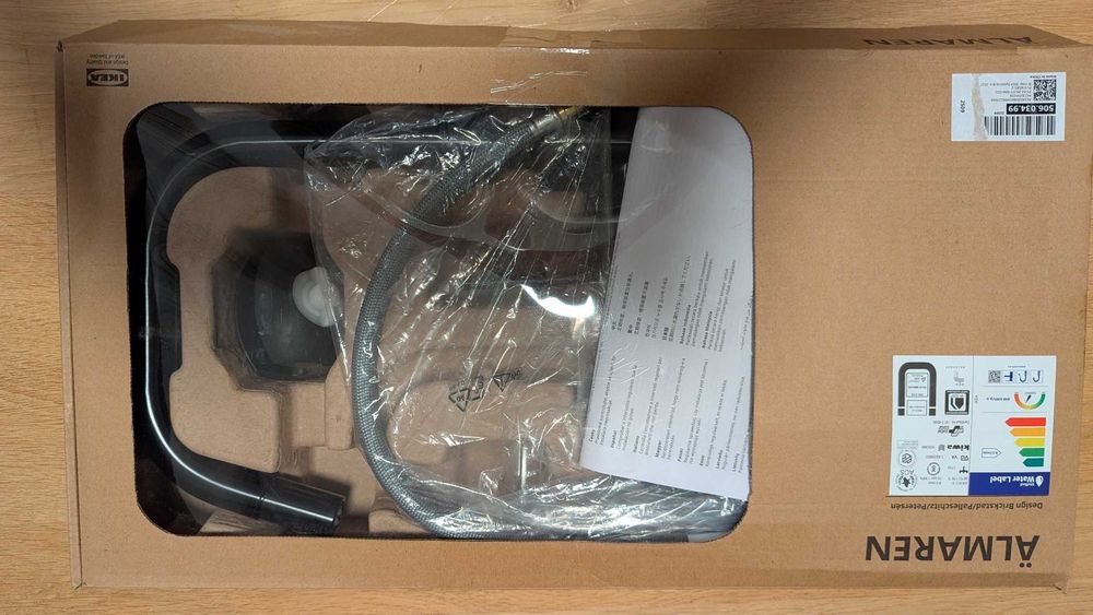 ÄLMAREN ikea
Bateria z wysuw wylotem wody, czarny