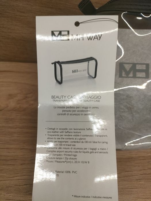 Przezroczysta kosmetyczka MH WAY
