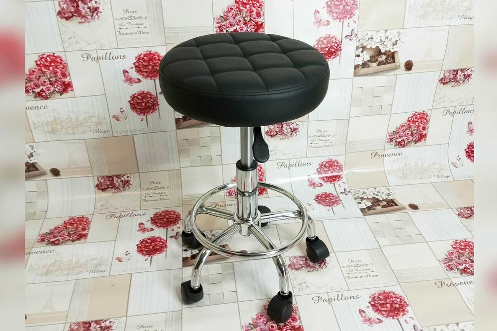 Маникюрный стул для мастера Elar-280 кресло офисное круглое на колесах