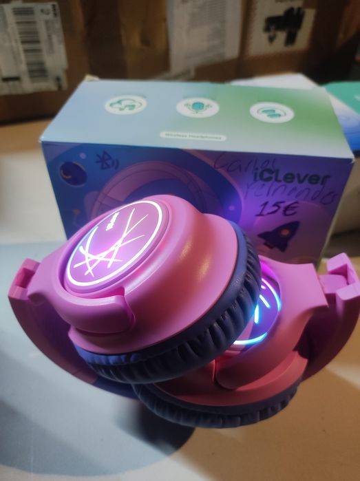 Headphone bluetooth com iluminação