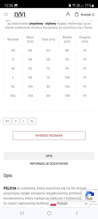 Nowa sukienka  roz S/M