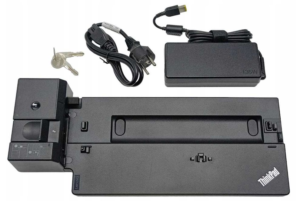 NOWA STACJA DOKUJĄCĄ LENOVO ThinkPad 40AJ z kluczem i zasilaczem 135W