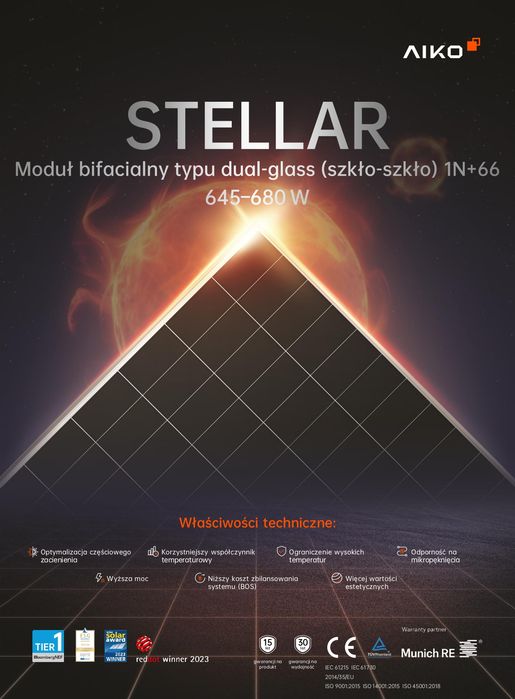 Panel fotowoltaiczny AIKO 650W Bifacial