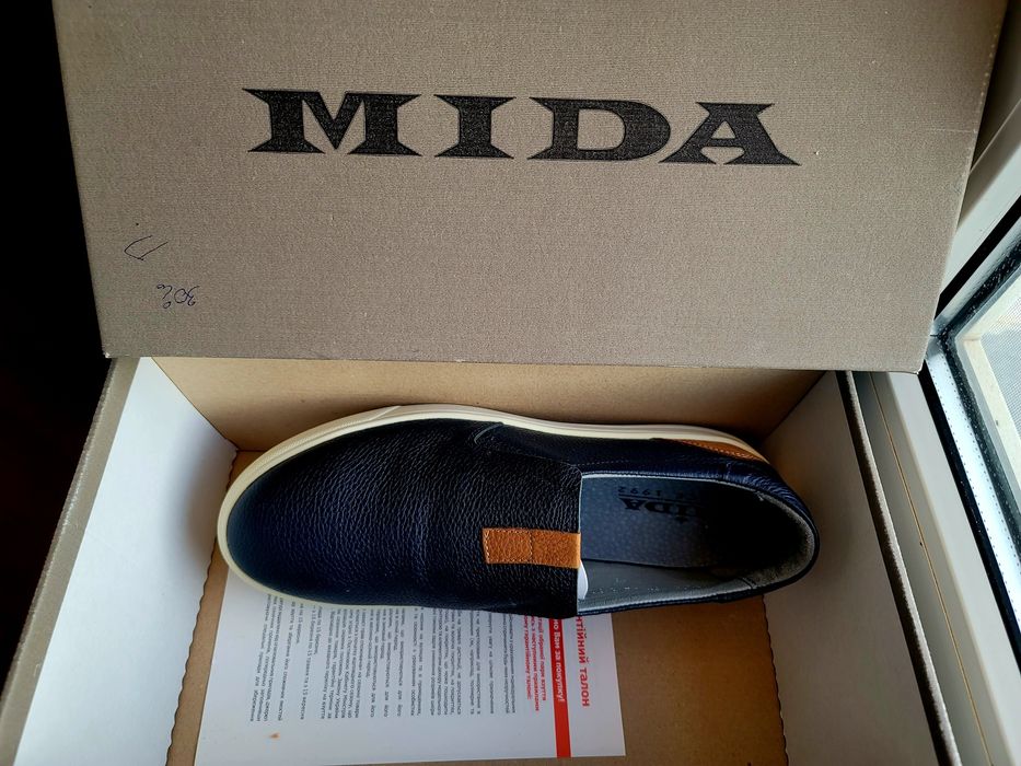 шкiрянi слiпони, мокасини MIДА 42 р