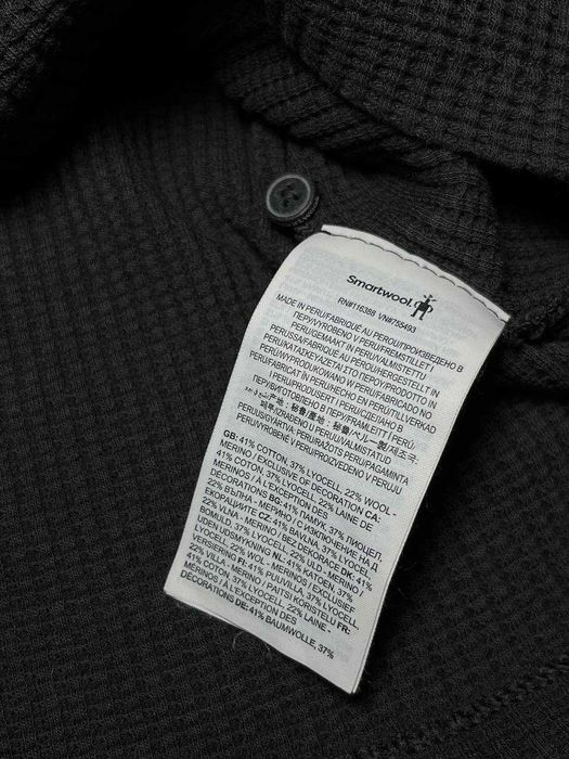 Чоловіче худі SMARTWOOL Waffle Henley Hoodie  UPF 40+ Розмір M/L