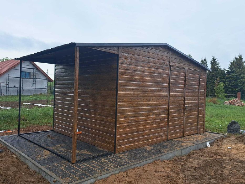 Domek Narzędziowy 3x3 plus wiata Gratis Transport i montaż Ocynk