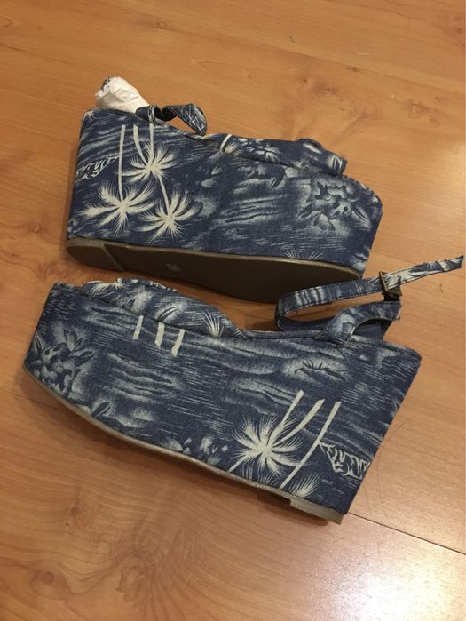 Sandalias de Verao Azuis Tropical da Cool Way