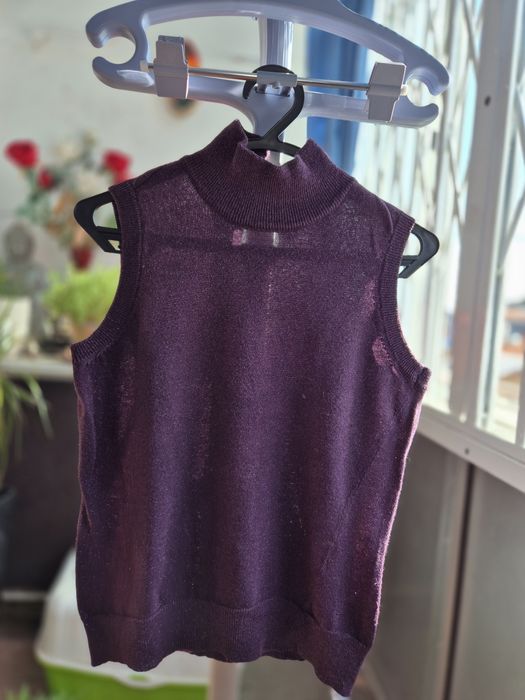 Camisola meia estação lilás