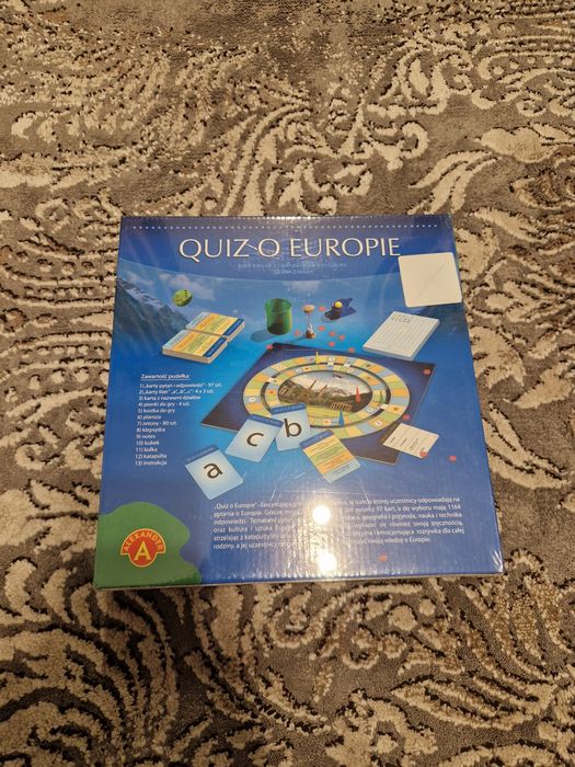 Quiz o Europie NOWY W FOLI