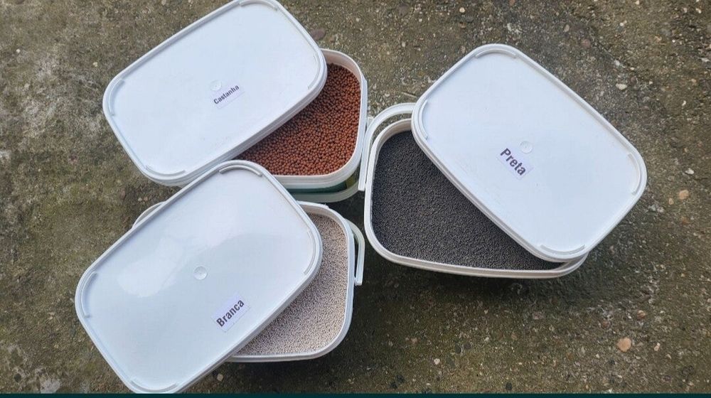 Aquário Areia Diatomácea laranja