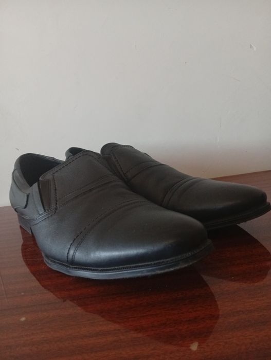 Класичні шкіряні туфлі, великий розмір