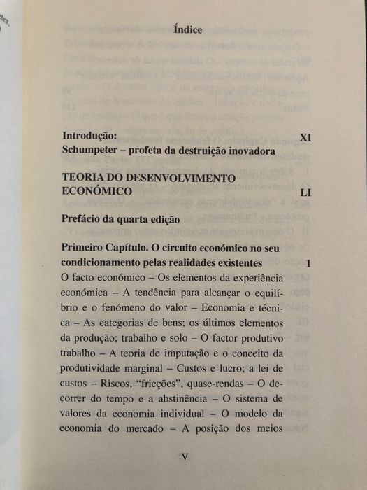 Joseph Schumpeter – Teoria do Desenvolvimento Económico