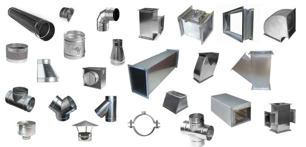 Изделия из оцинкованной стали. Воздуховоды для систем вентиляции