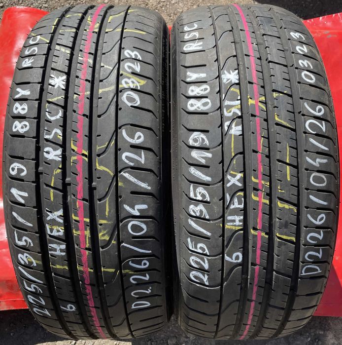 2szt. opony letnie 225/35R19 88Y Pirelli P Zero {RSC} {*}