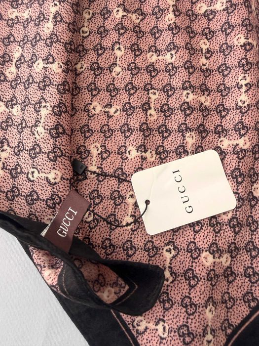 Хіт сезону хустка в стилі Gucci 90x90 см