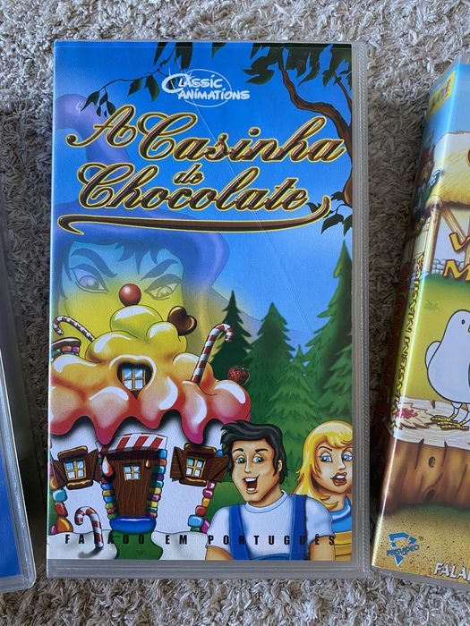 3 Cassetes VHS de Clássicos