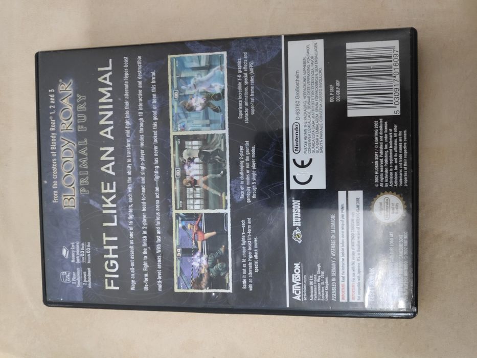 Bloody Roar Primal Fury Game Cube