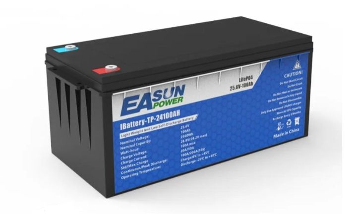 Акумулятор lifePO4 EASUN 24v/100ah