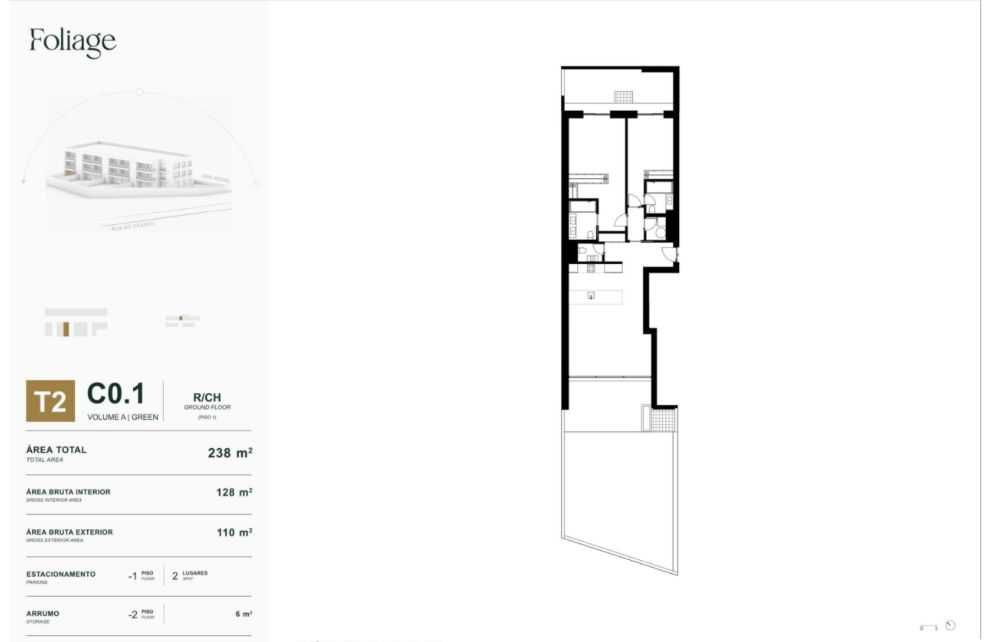 Apartamento T2 de Luxo na Foz do Douro c/ amplo jardim